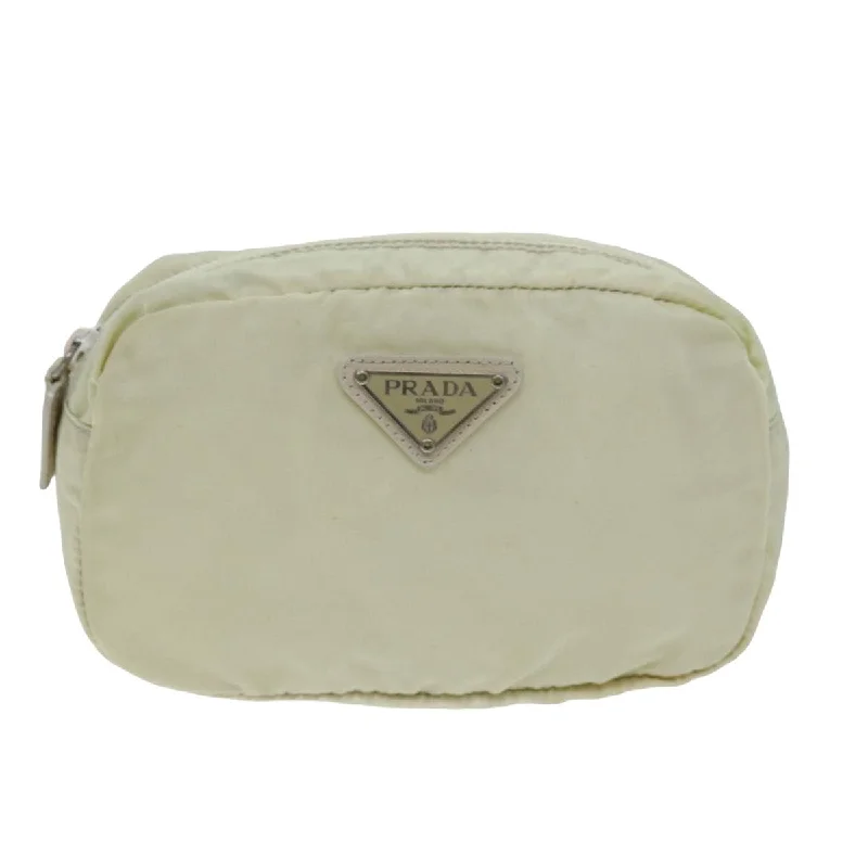 Women's Monogrammed Leather Clutch in Tan for Personalized StylePrada Tessuto  Synthetic Clutch Bag (Pre-Owned)