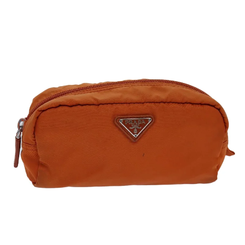 Women's Lizard - Print Clutch in Brown for a Chic LookPrada Tessuto  Synthetic Clutch Bag (Pre-Owned)