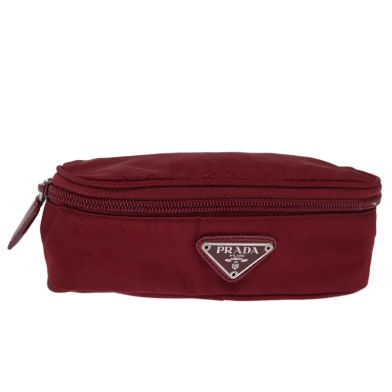 Women's Lizard - Print Clutch in Brown for a Chic LookPrada Tessuto  Synthetic Clutch Bag (Pre-Owned)