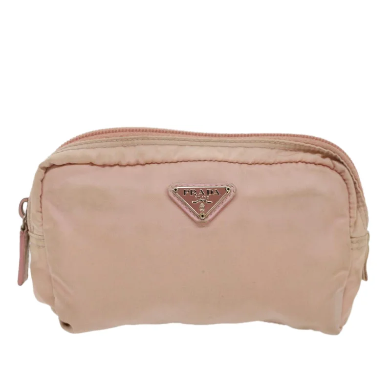 Mirrored Clutch in Silver for Futuristic - Themed GatheringsPrada Tessuto  Synthetic Clutch Bag (Pre-Owned)