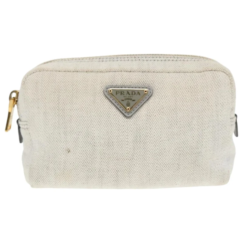 Large Sequin Clutch in Gold for Red - Carpet EventsPrada Triangle Logo  blue - Jeans Clutch Bag (Pre-Owned)