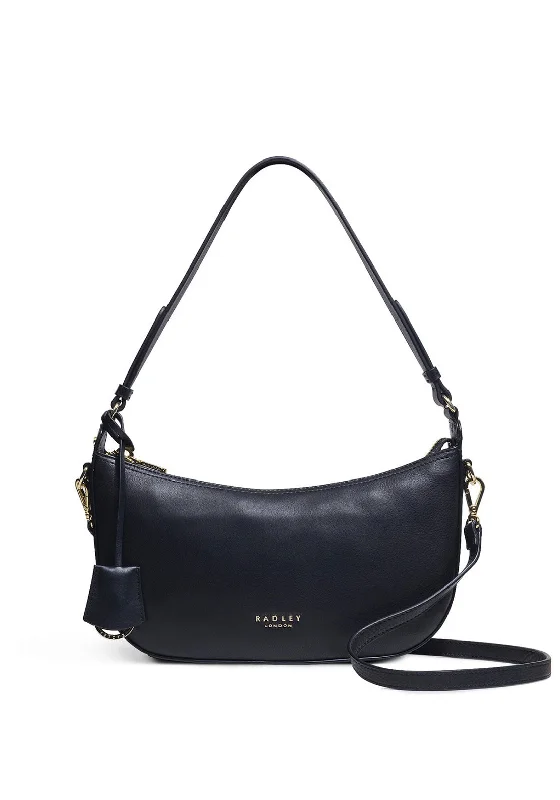 Women's Shoulder Bag with Zippered Pockets in Orange for SafetyRadley Summerstown Shoulder Bag, Black
