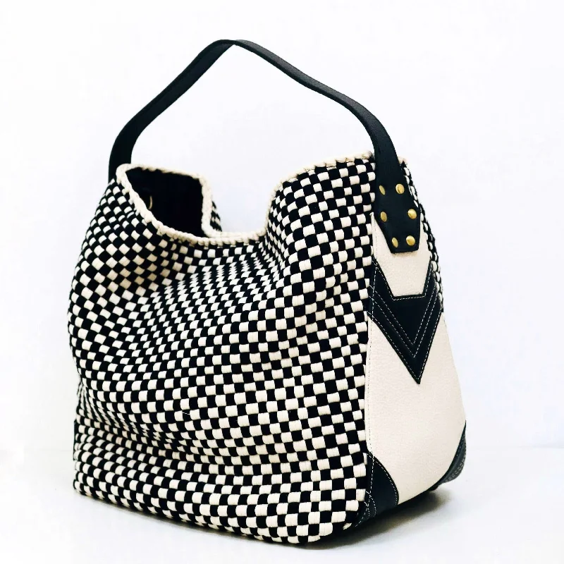 Pvc Shoulder Bag in Clear with Glitter for a Fun and Modern Look[Ready Today] Buslo Medley Leather Patchwork Black