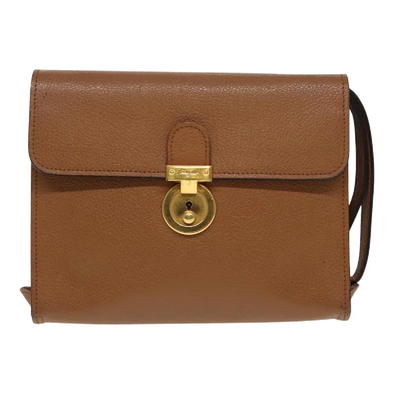 Suede Clutch with Tassel Details in Olive for Fall SoireesSalvatore Ferragamo  Leather Clutch Bag (Pre-Owned)