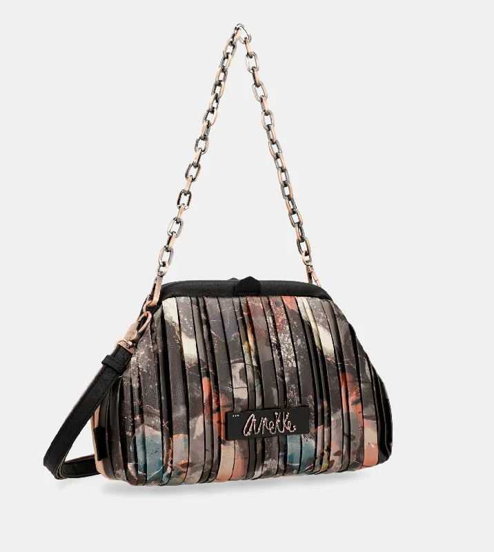 Metallic Shoulder Bag in Gold for Special OccasionsShōen Palette pleated bowler bag