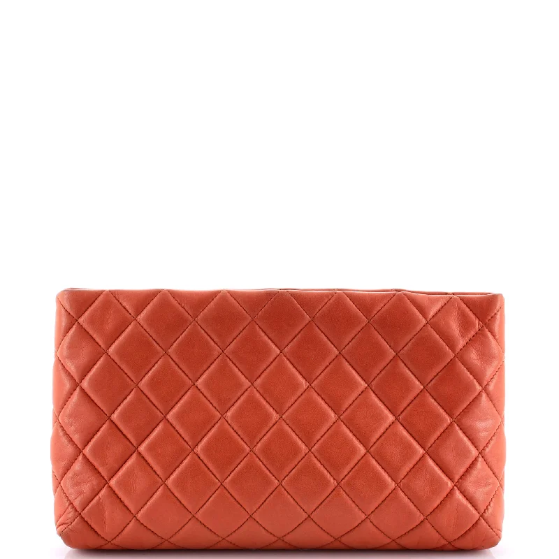 Velvet Clutch Bag in Burgundy with Crystal Embellishments for Formal DinnersSquare Timeless Clutch Quilted Lambskin
