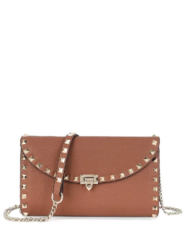 Pearl - Embellished Clutch in Cream for Bridal ShowersTiffany & Fred Paris Studded Leather Clutch
