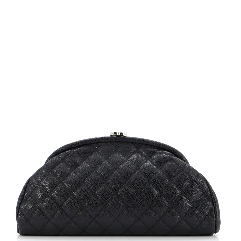Suede Clutch with Tassel Details in Olive for Fall SoireesTimeless Clutch Quilted Caviar