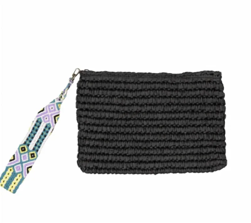 Velvet Clutch Bag in Burgundy with Crystal Embellishments for Formal DinnersWomen's Dylan Clutch In Black