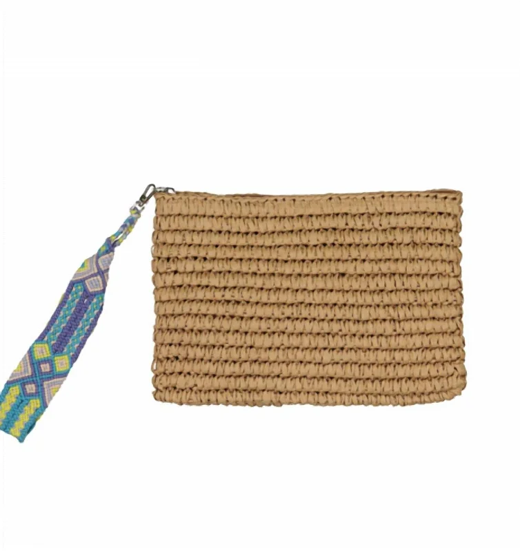 Large Sequin Clutch in Gold for Red - Carpet EventsWomen's Dylan Clutch In Natural