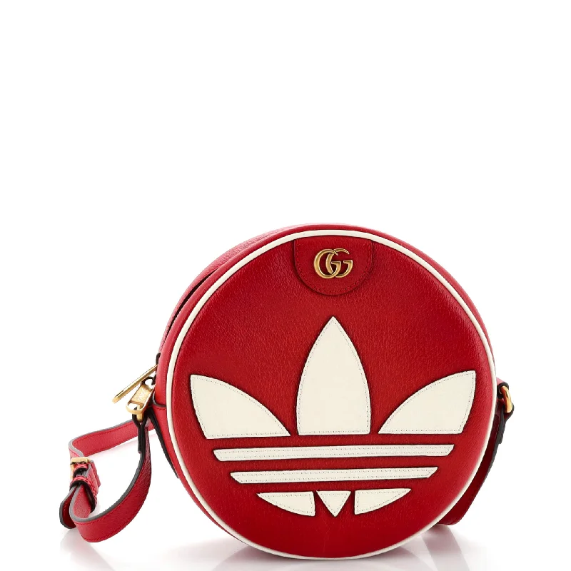 Medium - sized Canvas Crossbody Bag in Beige with Floral Print for Spring Outingsx adidas Ophidia Round Crossbody Bag Leather Small