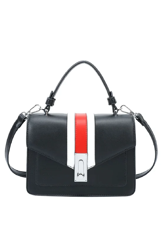 Women's Shoulder Bag with Adjustable Strap in Pink for ComfortZen Collection Clasps Shopper Handbag, Red
