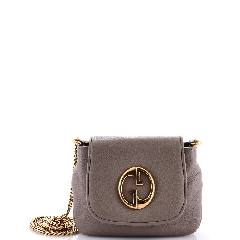 Pvc Shoulder Bag in Clear with Glitter for a Fun and Modern Look1973 Chain Shoulder Bag Leather Small