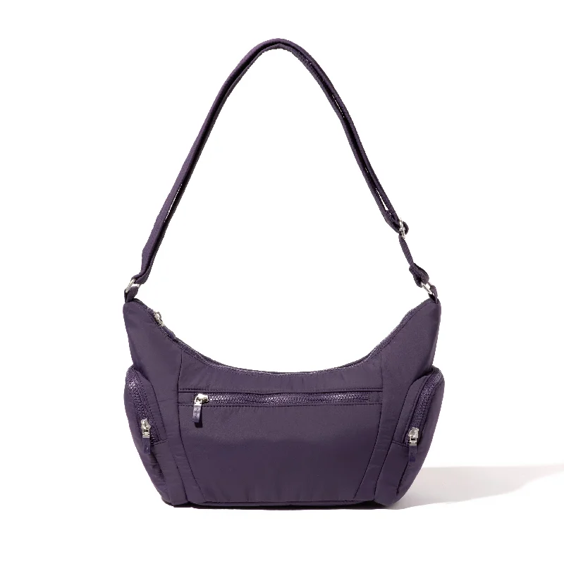 Embroidered Silk Crossbody Bag in Purple for Formal Events and Weddingsbaggallini Banana Sling Bag