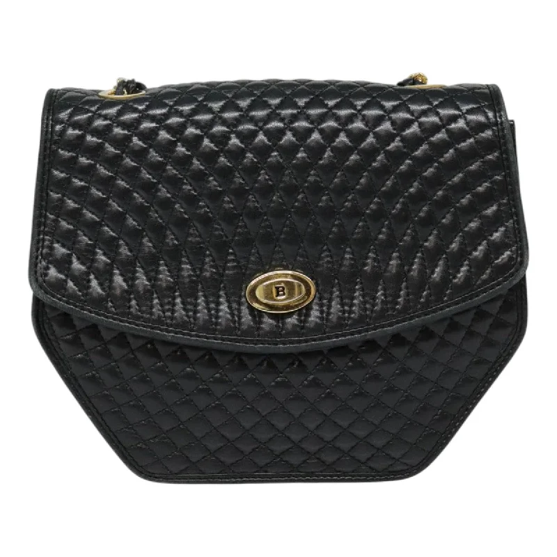 Pvc Shoulder Bag in Clear with Glitter for a Fun and Modern LookBally  Leather Shoulder Bag (Pre-Owned)