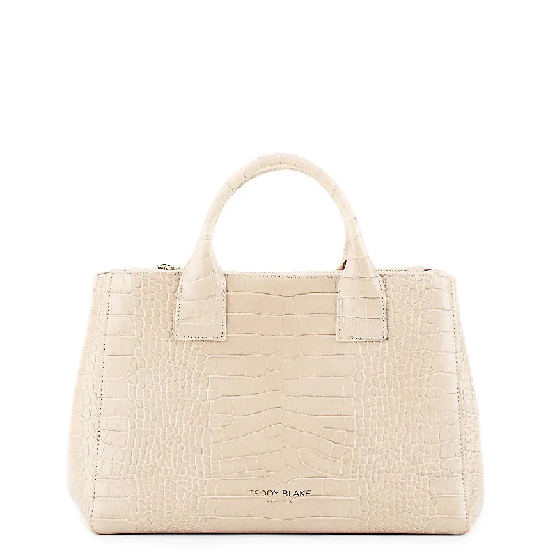 Women's Shoulder Bag with Adjustable Strap in Pink for ComfortBella Croco 12"