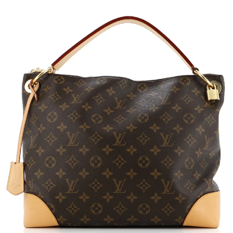 Quilted Shoulder Bag in Cream for a Classic and Elegant LookBerri Handbag Monogram Canvas PM