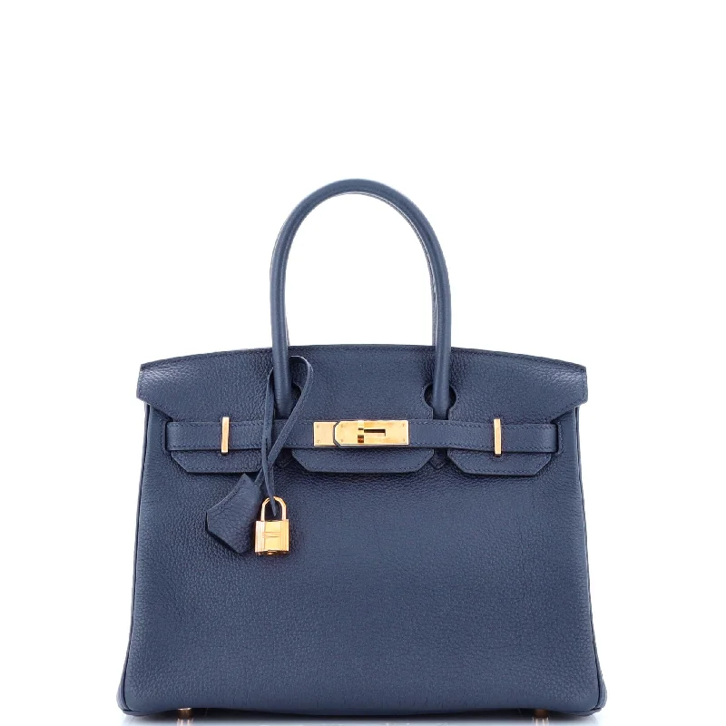 Suede Shoulder Bag in Pink with Tassel Accents for Casual OutingsBirkin Handbag Bleu Nuit Togo with Rose Gold Hardware 30