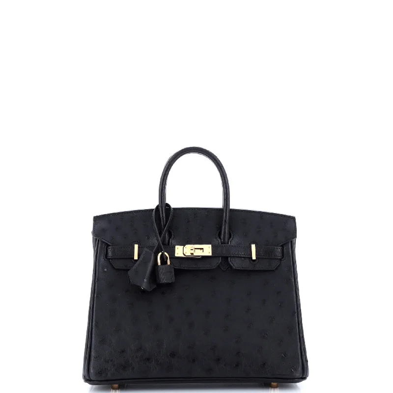 Women's Waterproof Nylon Shoulder Bag in Green for HikingBirkin Handbag Noir Ostrich with Rose Gold Hardware 25