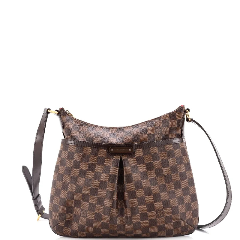 Leather Shoulder Bag with Magnetic Closure in Black for Quick AccessBloomsbury Handbag Damier PM