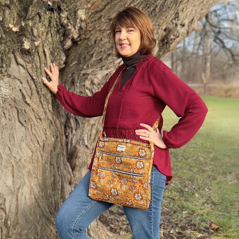 Geometric - Printed PVC Crossbody Bag in Multicolor for Trendy Street StyleBoho Hippie Crossbody Bag