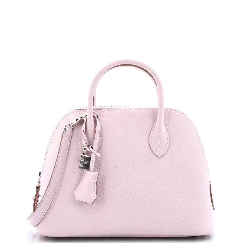 Vegan Leather Shoulder Bag in Gray for Ethical Fashion LoversBolide 1923 Bag Verso Epsom 25