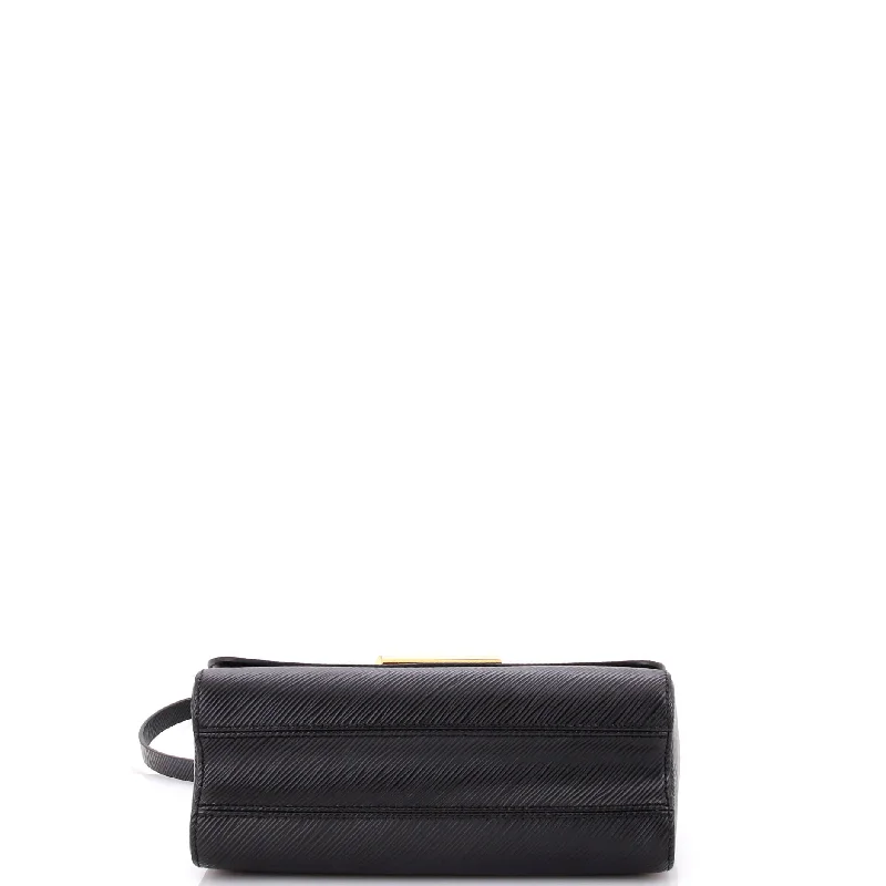 Suede Shoulder Bag in Pink with Tassel Accents for Casual OutingsBraided Handle Twist Bag Epi Leather MM