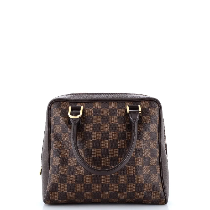 Shoulder Bag with Chain Strap in Silver for a Trendy AppearanceBrera Handbag Damier