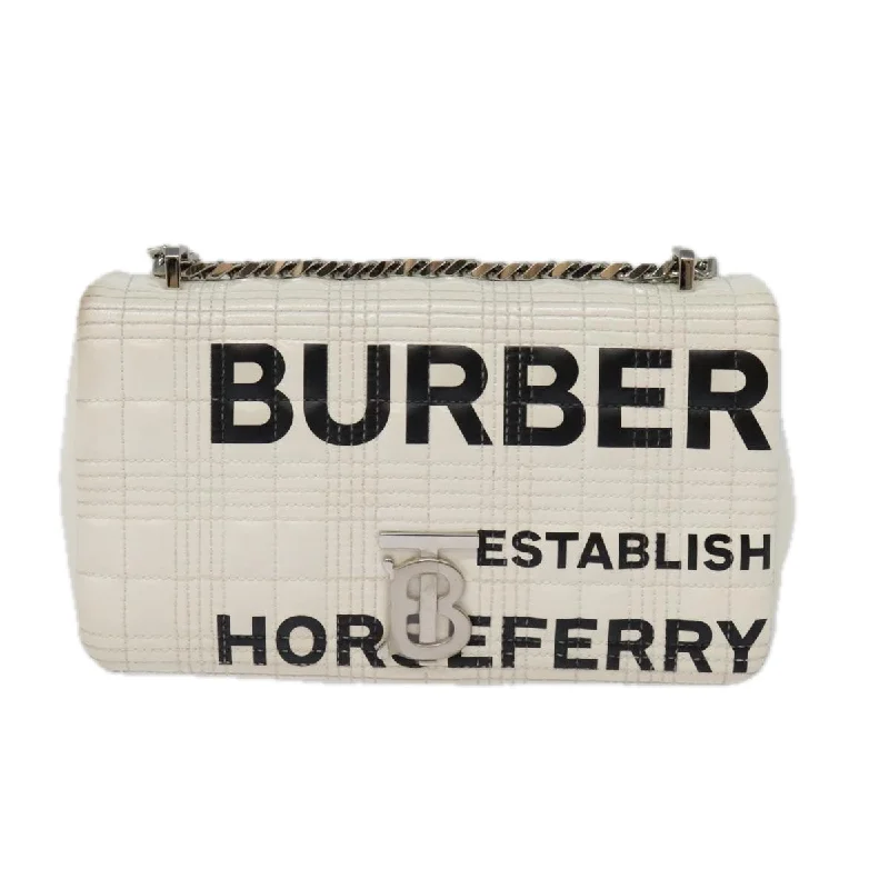 Women's Shoulder Bag with Zippered Pockets in Orange for SafetyBurberry Horseferry  Patent Leather Shoulder Bag (Pre-Owned)
