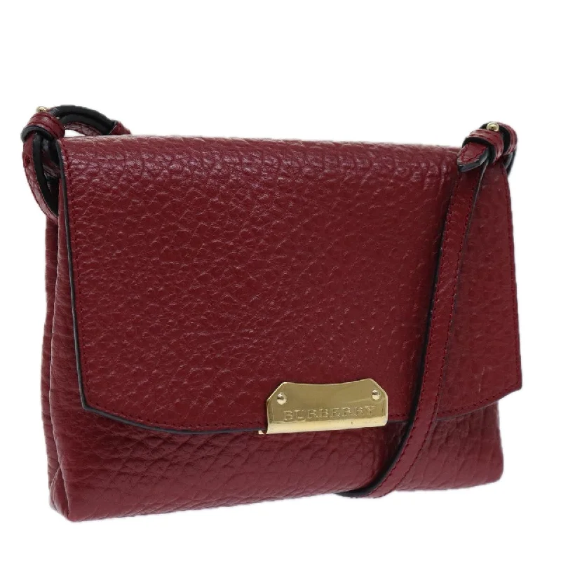 Women's Shoulder Bag with Fringe Details in Brown for a Bohemian StyleBurberry  Leather Shoulder Bag (Pre-Owned)