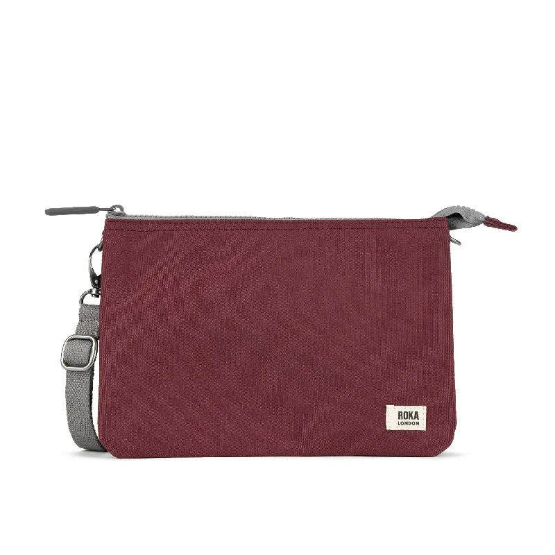 Plus - size Women's Crossbody Bag in Burgundy for Ample StorageCarnaby Crossbody XL Zinfandel Recycled Canvas Plus - size Women's Crossbody Bag in Burgundy for Ample StorageCarnaby Crossbody XL Zinfandel Recycled Canvas