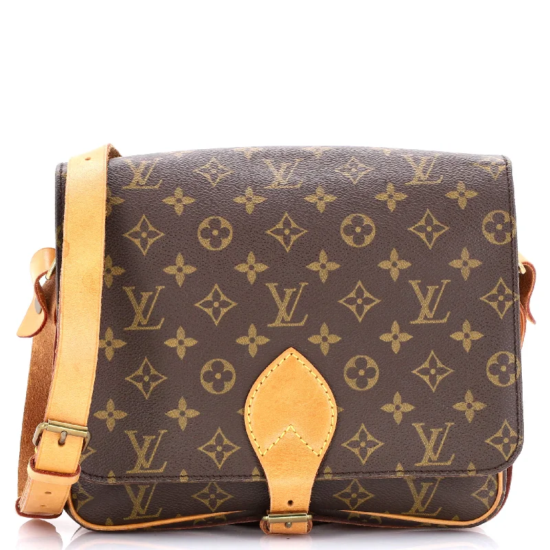 Women's Shoulder Bag with Adjustable Strap in Pink for ComfortCartouchiere Handbag Monogram Canvas GM