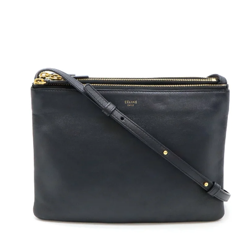 Geometric - Printed PVC Crossbody Bag in Multicolor for Trendy Street StyleCeline Trio Large Lambskin Shoulder Bag