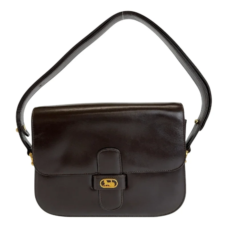 Women's Crossbody Bag with RFID - Blocking Pocket in Black for Safe TravelCeline Vintage Leather Shoulder Bag