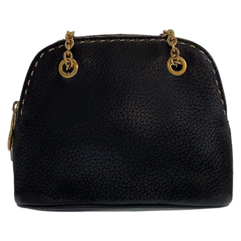 Women's Crossbody Bag with Chain Strap in Gold for a Glamorous TouchCeline Vintage Leather Triomphe Shoulder Bag