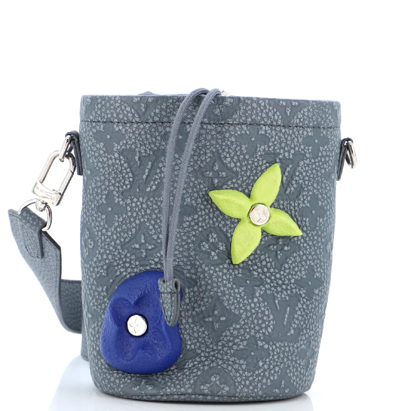 Geometric - Printed PVC Crossbody Bag in Multicolor for Trendy Street StyleChalk Nano Bag Limited Edition Monogram Taurillon Leather with Acrylic