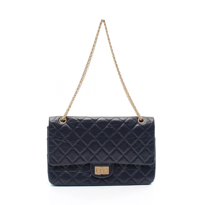Vegan Leather Shoulder Bag in Gray for Ethical Fashion LoversChanel 2.55 Mademoiselle Chain Shoulder Bag