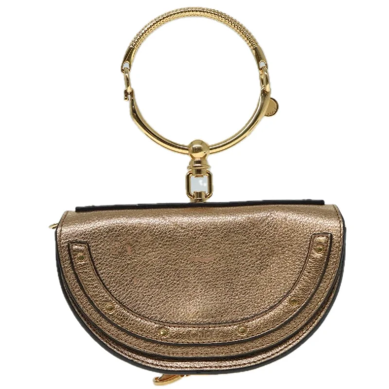 Women's Shoulder Bag with Fringe Details in Brown for a Bohemian StyleChloé Nile  Leather Shoulder Bag (Pre-Owned)