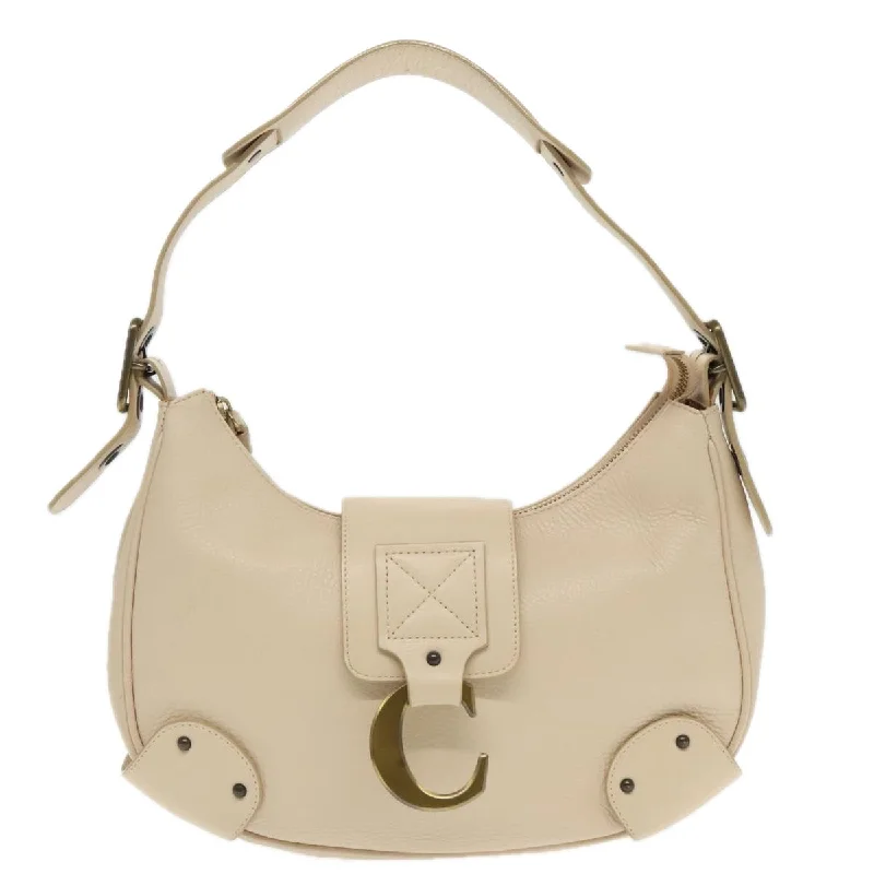 Metallic Shoulder Bag in Gold for Special OccasionsChloé Roy  Leather Shoulder Bag (Pre-Owned)