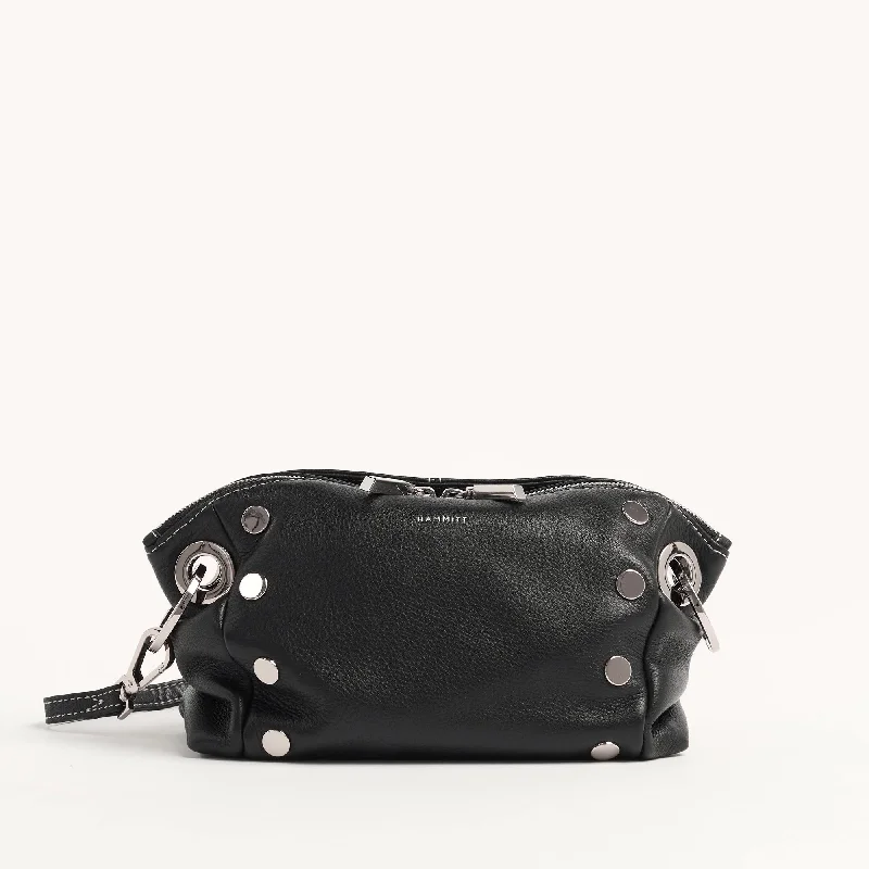 Geometric - Printed PVC Crossbody Bag in Multicolor for Trendy Street StyleDaniel Crossbody Clutch | Tempo Black/Silver | sml
