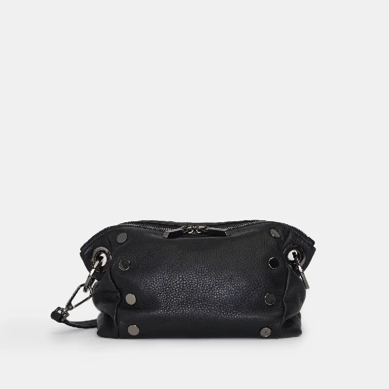 Plus - size Women's Crossbody Bag in Burgundy for Ample StorageDaniel Crossbody Clutch | Black/Gunmetal | Sml