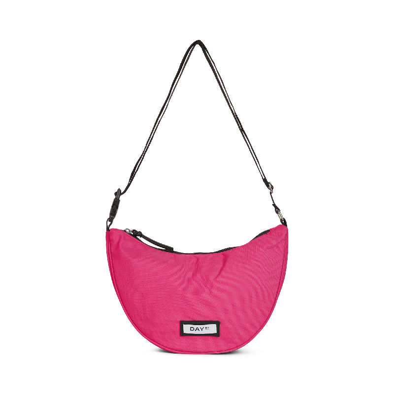 Women's Crossbody Bag with RFID - Blocking Pocket in Black for Safe TravelMedium Nylon Wave Crossbody Bag