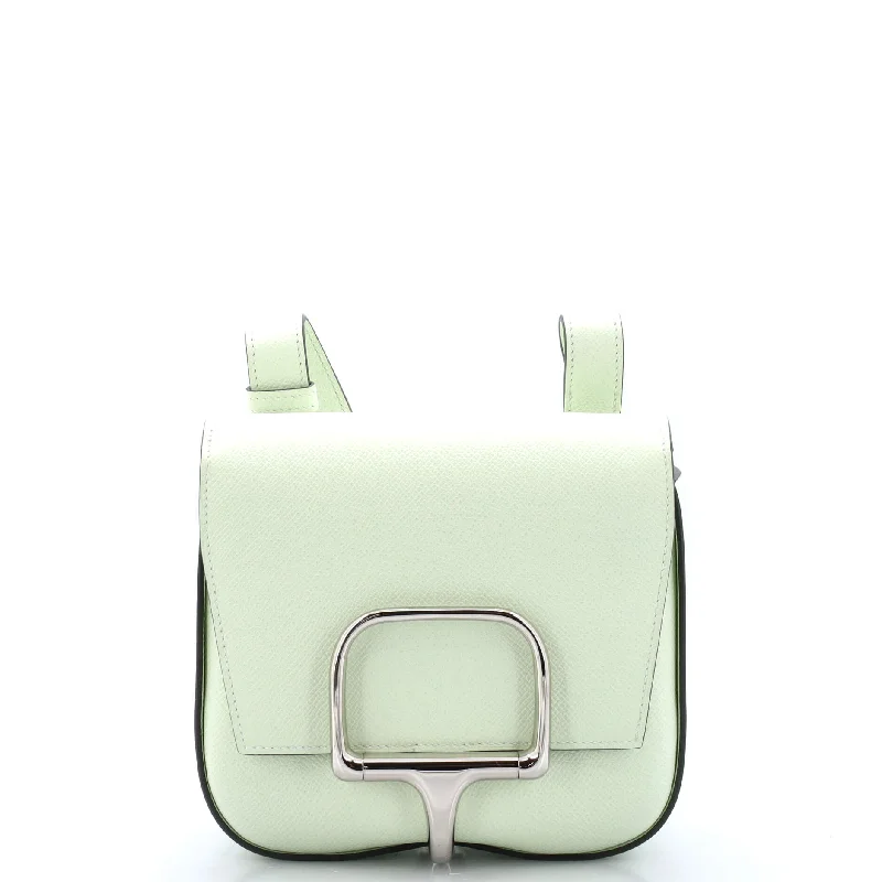 Vegan Leather Shoulder Bag in Gray for Ethical Fashion LoversDella Cavalleria Shoulder Bag Epsom Mini