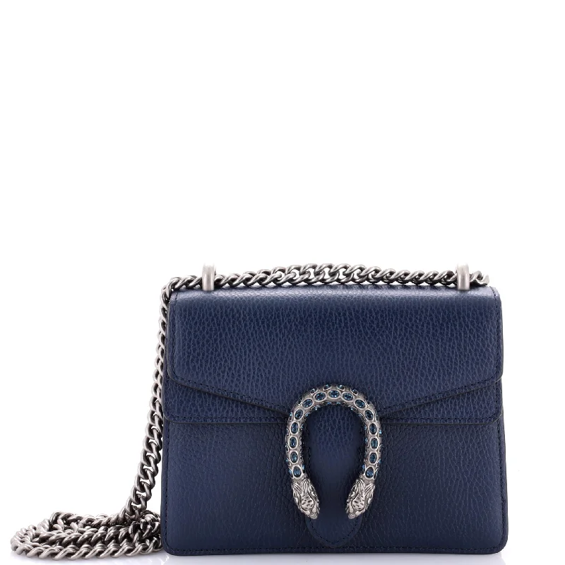 Women's Mini Crossbody Bag in Pink Velvet with Rhinestone Accents for Girls' Nights OutDionysus Bag Leather Mini