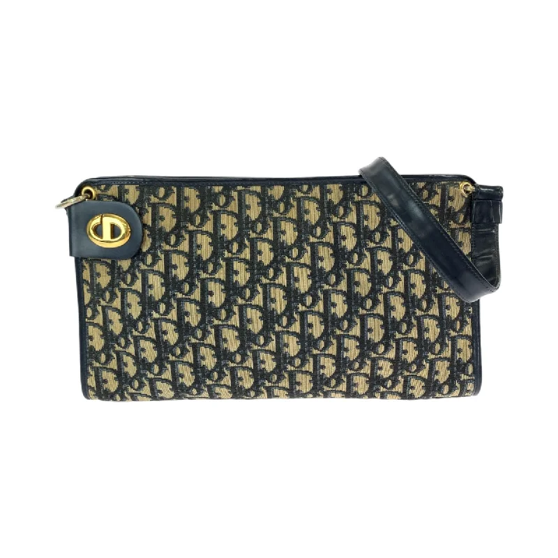 Geometric - Printed PVC Crossbody Bag in Multicolor for Trendy Street StyleDior Vintage Trotter Canvas Shoulder Bag
