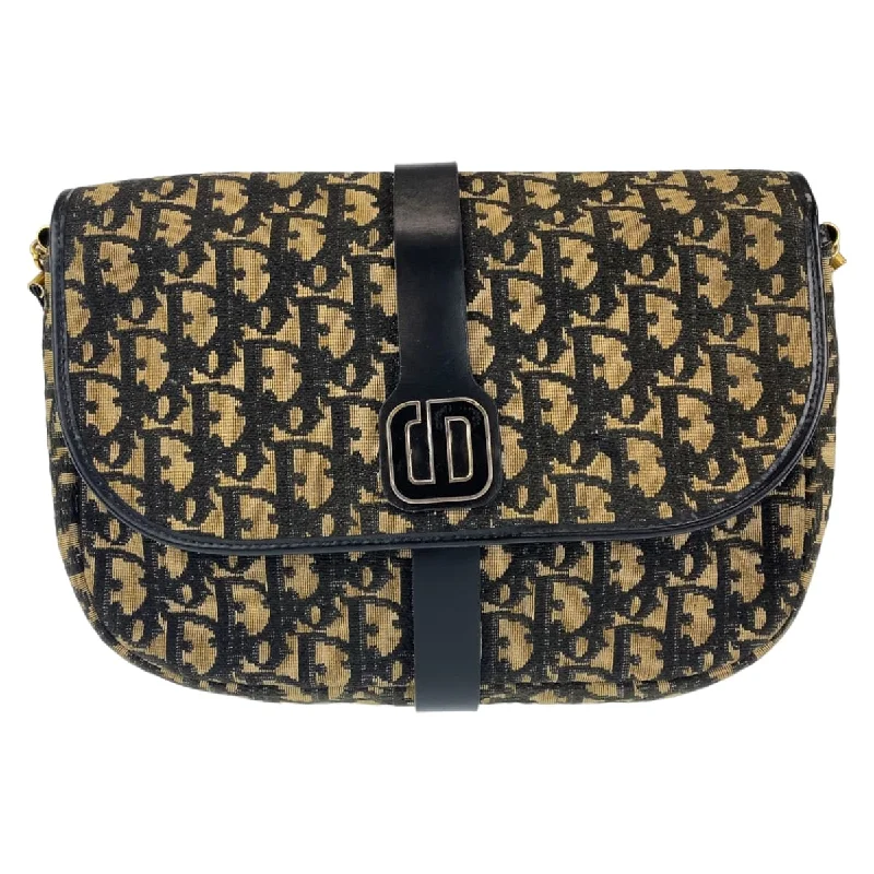 Straw Crossbody Bag in Natural Color for Beach Vacations and Summer DaysDior Vintage Trotter Canvas Shoulder Bag