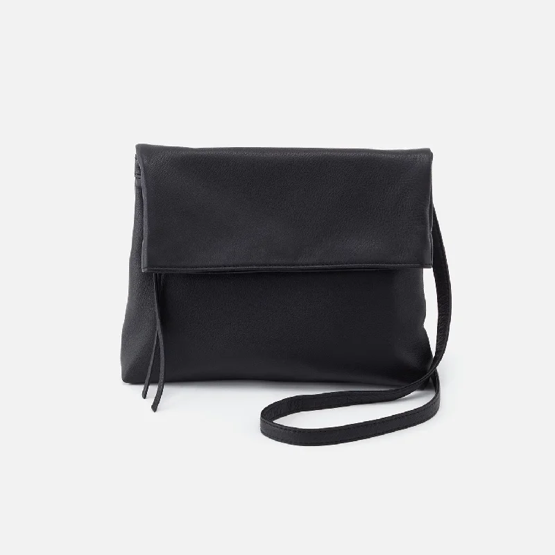 Hand - painted Canvas Crossbody Bag in Yellow for a Unique and Artistic LookDraft Crossbody in Pebbled Leather - Black