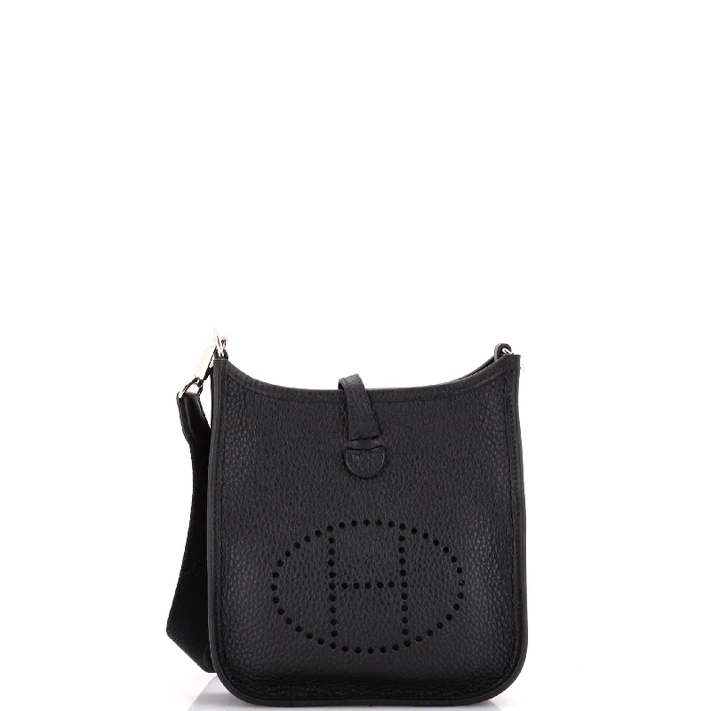 Embroidered Denim Shoulder Bag in Blue for a Vintage VibeEvelyne Bag Gen III Clemence TPM