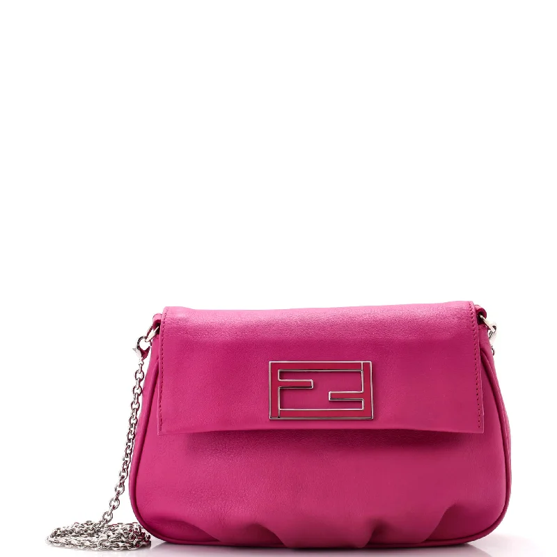 Medium - sized Canvas Crossbody Bag in Beige with Floral Print for Spring OutingsFendista Pochette Crossbody Leather