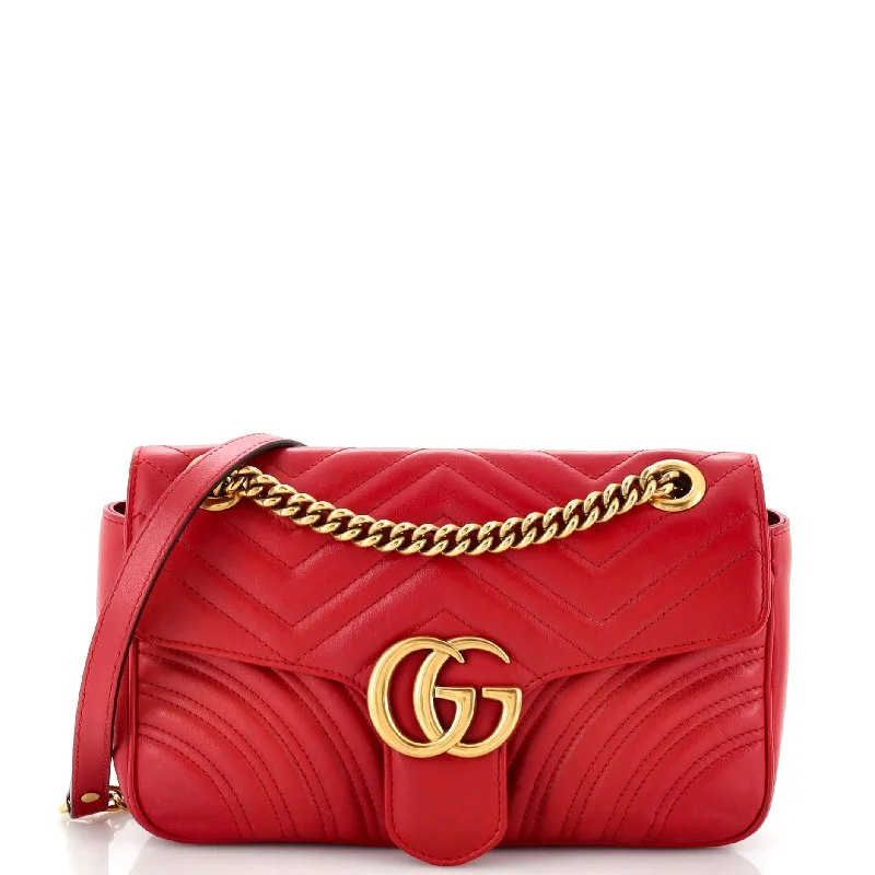 Suede Crossbody Bag in Olive Green for Fall Fashion StatementsGG Marmont Flap Bag Matelasse Leather Small